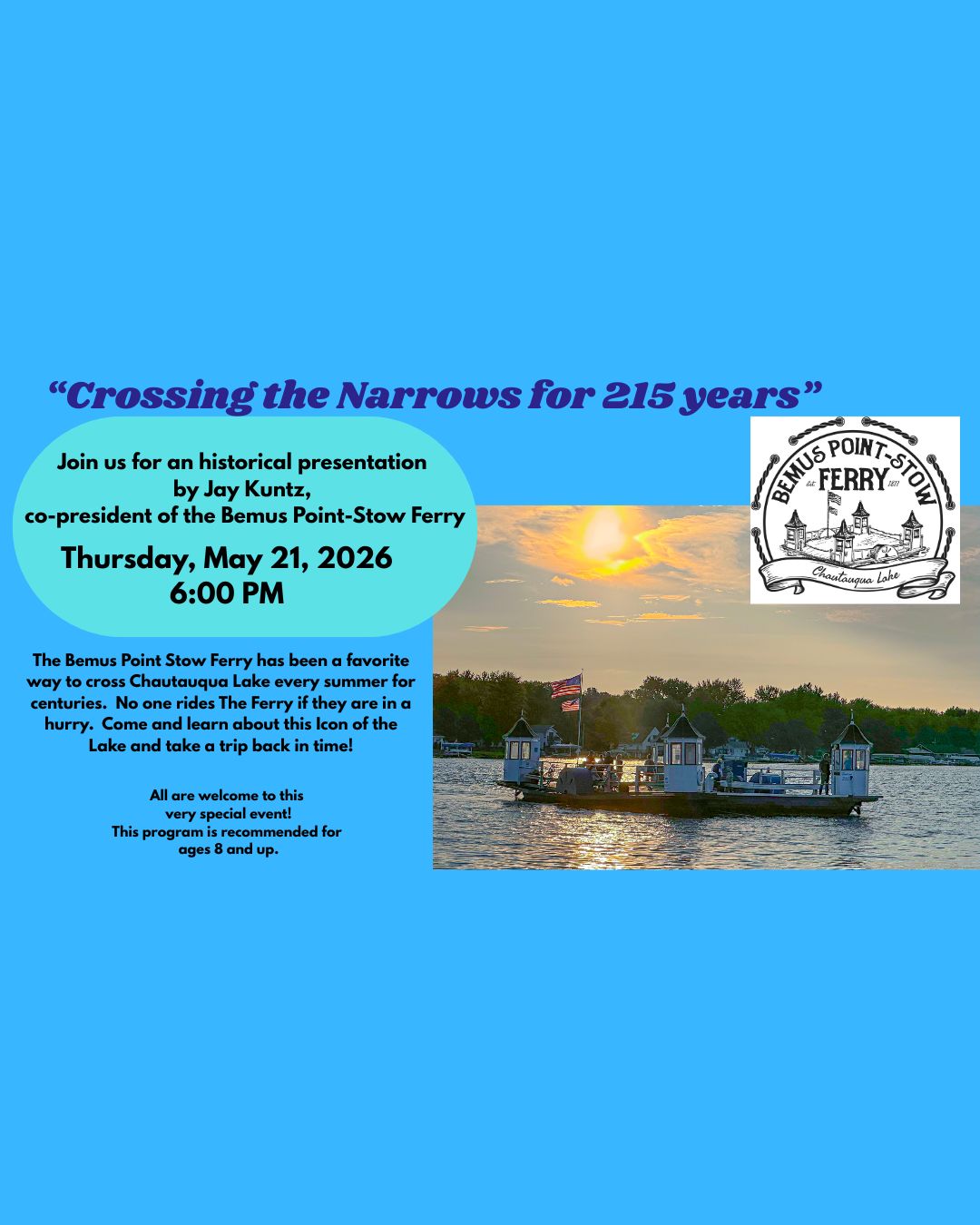 Historical Bemus Point-Stow Ferry